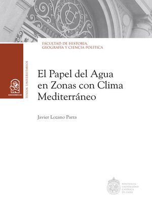 cover image of El papel del agua en zonas con clima mediterráneo